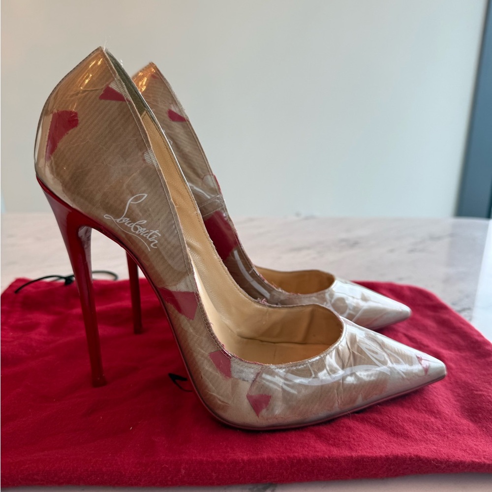 Christian Louboutin Red Sole Pumps - Size
40 (US 10) - Excellent Condition